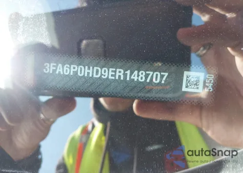 2014 Ford Fusion Se from USA, damaged, VIN 3FA6P0HD9ER148707